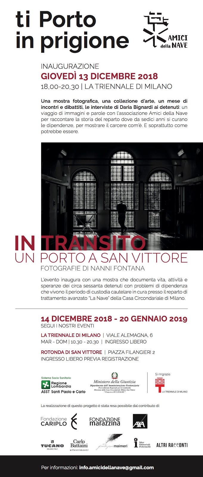 mostra fotografica in transito un porto a san vittore